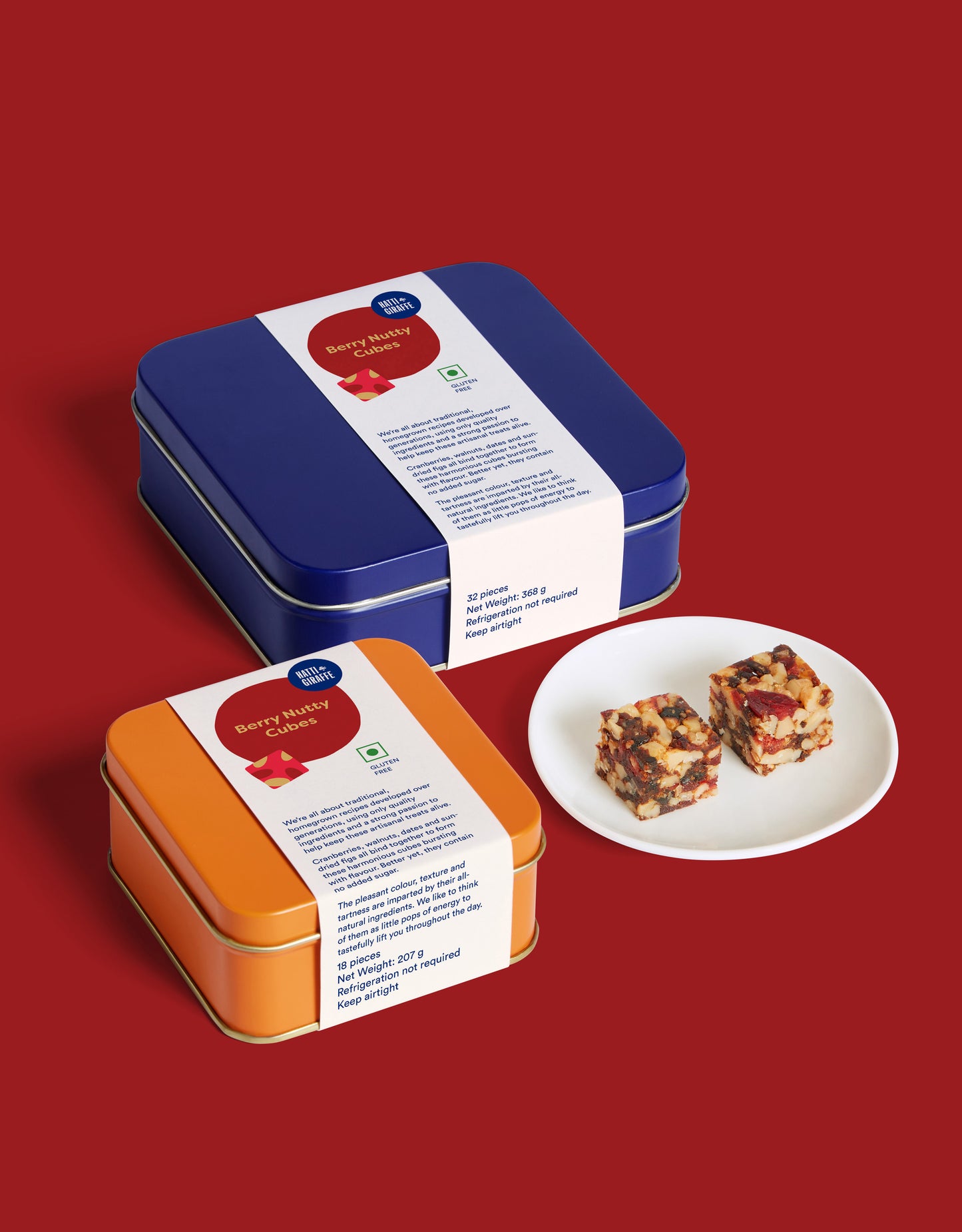 Berry Nutty Cubes