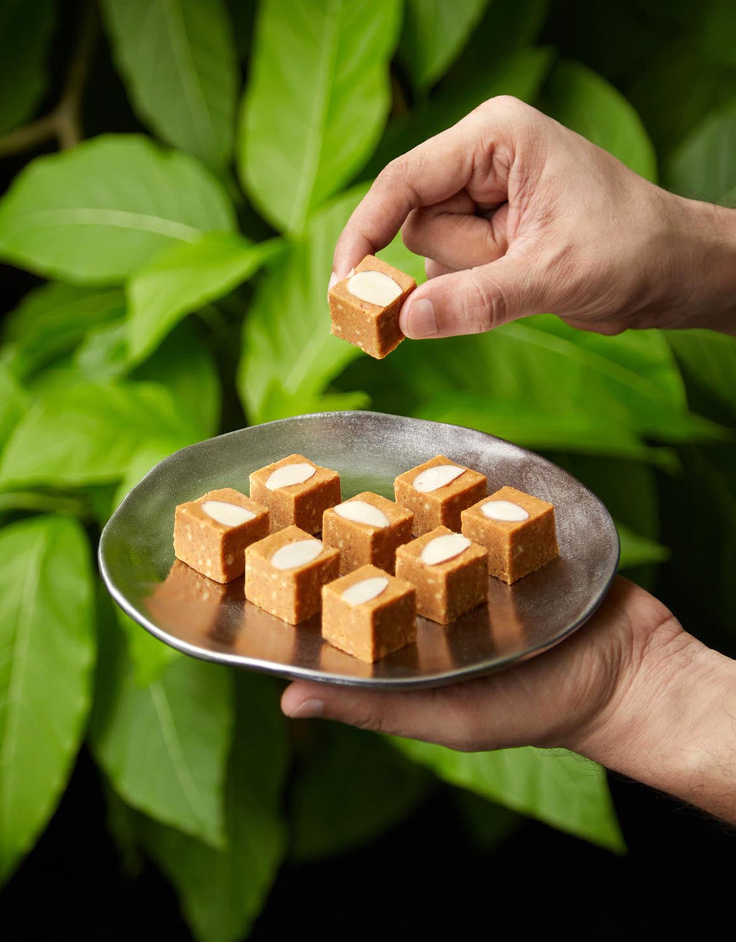 Crackling Besan Barfi